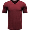 image:imageCOOFANDY Mens T Shirts Short Sleeve Classic V Neck Casual Summer Basic Tee  Textured Classic Plain Shirts Soft Lightweight Breathable T Shirt Daily Use Office Going Out Top for MenWine Red