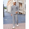 image:imageCOOFANDY Mens Track suit 2 Piece Athletic Sweatsuit Casual Sport Outfit Set  Mens Athletic Running Jogging Outfits Antipilling and Soft fabric Flexible and Comfort Doublesided slant PocketsGrey