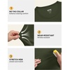 image:imageCOOFANDY Mens Workout TShirts 3 Pack Quick Dry Athletic TShirts  Moisture Wicking Athletic Shirts Crew Neck Running Gym Casual Sports Tees Tops BulkBreathableZarmy Green