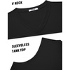 image:imageCOOFANDY Mens Workout Tank Tops V Neck Sleeveless Shirts Quick Dry T Shirt  Athletic Gym Muscle Tee Moisture Wicking Lightweight Soft Fabric Summer Beach Swim Fashion Tshirt Daily UndershirtsBlack