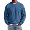 image:imageCOOFANDY Mens Crewneck Sweatshirt Lightweight Casual Fall Winter Pullovers  Soft and Lightweight Solid Color Classic Fit Genderneutral Home and Outdoor Fall WinterNavy