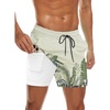 image:imageCOOFANDY Mens Swim Trunks Quick Dry Bathing Suit with Pockets Swimwear Beach Board Short Swimsuit SXXLGreen Leaves