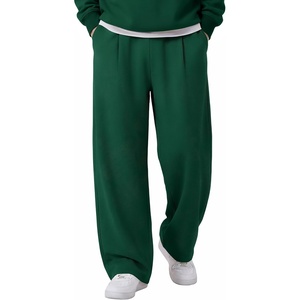 image:imageCOOFANDY Mens Casual Sweatpants Open Bottom Lounge Pants Lightweight Baggy Workout Yoga Track PantsEver Green