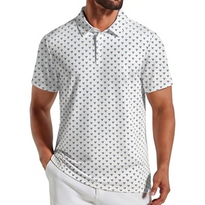 image:imageCOOFANDY Mens Golf Polo Shirts Short Sleeve Quick Dry Casual Collared Shirt  Quickdry 4way stretch  UPF30 moisturewicking fabric 3button polo collar side slits great for golf work amp giftsWhite Letter V