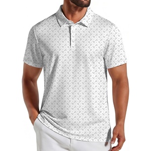 image:imageCOOFANDY Mens Golf Polo Shirts Short Sleeve Quick Dry Casual Collared Shirt  Quickdry 4way stretch  UPF30 moisturewicking fabric 3button polo collar side slits great for golf work amp giftsWhite Golf Clubs