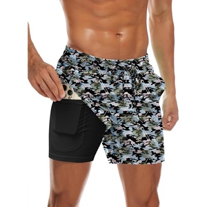 image:imageCOOFANDY Mens Swim Trunks Quick Dry Bathing Suit with Pockets Swimwear Beach Board Short Swimsuit SXXLBlue Grey Camouflage
