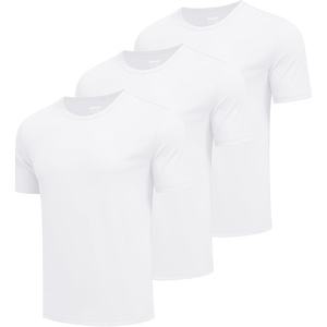 image:imageCOOFANDY Mens Workout TShirts 3 Pack Quick Dry Athletic TShirts  Moisture Wicking Athletic Shirts Crew Neck Running Gym Casual Sports Tees Tops BulkBreathableAwhiteWhiteWhite3 Pack