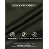 image:imageCOOFANDY Mens Athletic Shorts 7 Quick Dry Stretch Gym Workout Shorts  Classic 7 Inch Inseam Functional Side Pockets and Back Zipper Pocket Moisture Wicking Active Fitness Training SportswearBlackOlive Green