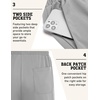image:imageCOOFANDY Mens Sweat Shorts 9 Drawstring Elastic Waist Gym Workout Shorts Casual Athletic Jogger Knit Shorts with PocketsLight Grey