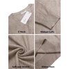 image:imageCOOFANDY Mens Casual V Neck Sweater Knit Slim Fit Long Sleeve Pullover Top  Fall Winter Fashion Llightweight Soft Solid Casual Business Classic and Vintage Ribbed Hem Ribbed CuffPat17