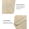 image:imageCOOFANDY Men Blazer Jacket Lightweight Knit Sport Coats Casual Suit Jackets  Soft knit blazer notched lapel 1button 4 pockets back vent pairs casual or formal ideal gift for any occasionChampagne