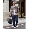 image:imageCOOFANDY Men Casual Cargo Pants Hiking Joggers Sweatpant with Multi Pockets  Stretch Cotton Fabric Skin Friendly Outdoor Sweat Pant Elastic Waist Straight Leg Trousers Relaxed Fit LightweightDark Blue
