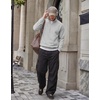 image:imageCOOFANDY Men Quarter Zip Pullover Sweatshirts Casual 14 Zip Sweater Polo  Stand Collared Long Sleeve Mock Neck Pullovers Formal Dress Fleece Thermal Tops Athletic Quilted Sweatshirt Relaxed FitLight Grey