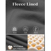 image:imageCOOFANDY Mens Casual Baggy Sweatpants Cotton Wide Leg Drawstring Pants  Fleece Lined Side Pleat Design Elastic Waistband Loose Fit Street Style Warm Fall and Winter Fashion Sides PocketsDark Grey