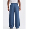 image:imageCOOFANDY Mens Casual Baggy Sweatpants Cotton Wide Leg Drawstring Pants  Fleece Lined Side Pleat Design Elastic Waistband Loose Fit Street Style Warm Fall and Winter Fashion Sides PocketsBlue