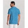 image:imageCOOFANDY Mens Golf Polo Shirts Short Sleeve Quick Dry Casual Collared Shirt  Quickdry 4way stretch  UPF30 moisturewicking fabric 3button polo collar side slits great for golf work amp giftsGreen Leaf