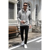 image:imageCOOFANDY Mens Hoodie Pullover Casual Hooded Sweatshirt Kangaroo Pocket  Mens Hoodie Lightweight Pullover with Kangaroo Pocket Soft Knit Fabric Ideal for Casual Daily Wear Weekend TravelLight Gray