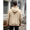image:imageCOOFANDY Mens Hoodie Pullover Casual Hooded Sweatshirt Kangaroo Pocket  Mens Hoodie Lightweight Pullover with Kangaroo Pocket Soft Knit Fabric Ideal for Casual Daily Wear Weekend TravelLight Khaki