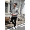 image:imageCOOFANDY Mens Hoodie Pullover Casual Hooded Sweatshirt Kangaroo Pocket  Mens Hoodie Lightweight Pullover with Kangaroo Pocket Soft Knit Fabric Ideal for Casual Daily Wear Weekend TravelLight Gray