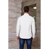 image:imageCOOFANDY Mens Western Cowboy Shirts Casual Button Down Shirt Long Sleeve  Lightweight2 Pocket with Pen HoldSuit for Country WeddingCowboyThemed PartyCostume BallMusic FestivalDinneror WorkWhite