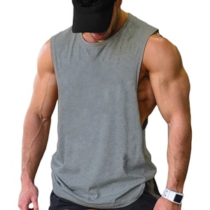 image:imageCOOFANDY Men Workout Tank Top 2 Pack Gym Bodybuilding Sleeveless T Shirts  Cut Off Muscle Shirts MoistureWicking Tees Drop Arm Open Side Round Neck Design Fitness Running Jogging Tank Top ShirtsGrey1pcs