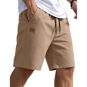 image:imageCOOFANDY Mens Casual Shorts 9 Chino Cotton Shorts Summer Beach Shorts 2026  Drawstring Shorts with Pockets Soft Stretch Lightweight Breathable Vacation Goft Chino Twill Classic fitDark Khaki