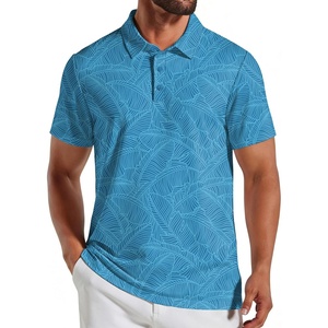 image:imageCOOFANDY Mens Golf Polo Shirts Short Sleeve Quick Dry Casual Collared Shirt  Quickdry 4way stretch  UPF30 moisturewicking fabric 3button polo collar side slits great for golf work amp giftsGreen Leaf