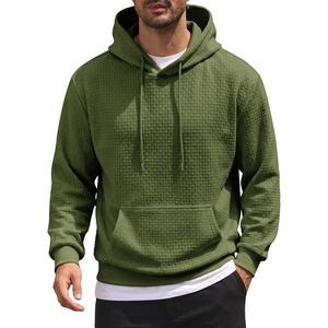 image:imageCOOFANDY Mens Hoodie Pullover Casual Hooded Sweatshirt Kangaroo Pocket  Mens Hoodie Lightweight Pullover with Kangaroo Pocket Soft Knit Fabric Ideal for Casual Daily Wear Weekend TravelArmy Green