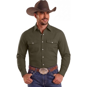 image:imageCOOFANDY Mens Western Cowboy Shirts Casual Button Down Shirt Long Sleeve  Lightweight2 Pocket with Pen HoldSuit for Country WeddingCowboyThemed PartyCostume BallMusic FestivalDinneror WorkDark Green