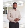 image:imageCOOFANDY Big and Tall Mens Dress Shirt Wrinkle Free Button Down Shirt  XL Big6XL Big Tall Long Sleeve Shirts Stretch Collared Shirts Lightweight For WorkOfficeBusinessMeetingsWeddingKhaki Plaid