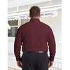 image:imageCOOFANDY Big and Tall Mens Dress Shirt Wrinkle Free Button Down Shirt  XL Big6XL Big Tall Long Sleeve Shirts Stretch Collared Shirts Lightweight For WorkOfficeBusinessMeetingsWeddingWine Red