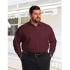 image:imageCOOFANDY Big and Tall Mens Dress Shirt Wrinkle Free Button Down Shirt  XL Big6XL Big Tall Long Sleeve Shirts Stretch Collared Shirts Lightweight For WorkOfficeBusinessMeetingsWeddingWine Red