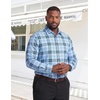 image:imageCOOFANDY Big and Tall Mens Dress Shirt Wrinkle Free Button Down Shirt  XL Big6XL Big Tall Long Sleeve Shirts Stretch Collared Shirts Lightweight For WorkOfficeBusinessMeetingsWeddingLight Blue Plaid
