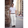 image:imageCOOFANDY Men Dress Pants Slim Fit Suit Pants Expandable Waist Casual Slacks  Business Formal Trousers Tuxedo Pant Wrinkle Free Flat Front Straight Leg Modern Style Office Work Wedding Dinner PartyWhite