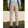 image:imageCOOFANDY Men Dress Pants Slim Fit Suit Pants Expandable Waist Casual Slacks  Business Formal Trousers Tuxedo Pant Wrinkle Free Flat Front Straight Leg Modern Style Office Work Wedding Dinner PartyLight Khaki