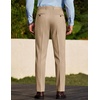 image:imageCOOFANDY Men Dress Pants Slim Fit Suit Pants Expandable Waist Casual Slacks  Business Formal Trousers Tuxedo Pant Wrinkle Free Flat Front Straight Leg Modern Style Office Work Wedding Dinner PartyKhaki