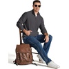 image:imageCOOFANDY Men Quarter Zip Pullover Mock Neck Long Sleeve Corduroy Sweatshirt  Lightweight Soft Warm Slightly Stretchy Regular Fit Old Money Business Casual Wear Fall Winter S3XLDark Grey