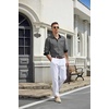 image:imageCOOFANDY Mens Button Down Shirts Wrinkle Free Dress Shirts for Men CasualDark Grey