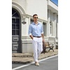 image:imageCOOFANDY Mens Button Down Shirts Wrinkle Free Dress Shirts for Men CasualSky Blue