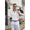 image:imageCOOFANDY Mens Button Down Shirts Wrinkle Free Dress Shirts for Men CasualWhite