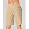 image:imageCOOFANDY Mens Casual Shorts 9 Inch Flat Front Lightweight Summer Shorts  Chinos Shorts 9 Inseam 4 Pockets Classic Fit Beach Vacation Shorts Wedding Wear Everyday StapleKhaki