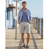 image:imageCOOFANDY Mens Casual Shorts 9 Inch Flat Front Lightweight Summer Shorts  Chinos Shorts 9 Inseam 4 Pockets Classic Fit Beach Vacation Shorts Wedding Wear Everyday StapleLight Grey