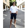 image:imageCOOFANDY Mens Casual Shorts 9 Inch Flat Front Lightweight Summer Shorts  Chinos Shorts 9 Inseam 4 Pockets Classic Fit Beach Vacation Shorts Wedding Wear Everyday StapleNavy Blue