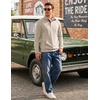 image:imageCOOFANDY Mens Corduroy Sweatshirt 14 Button Long Sleeve Pullover  Corduroy Sweatshirt Quarter Button Pullover Lightweight Long Sleeve Kangaroo Pockets Athletic Sweater WorkoutBeige