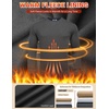image:imageCOOFANDY Mens Fleece Crewneck Sweatshirt Casual Long Sleeve Pullover Fall Winter Warm Sweatshirts Fashion PulloversDark Gray