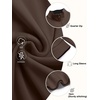 image:imageCOOFANDY Mens Fleece Quarter Zip Pullover Long Sleeve Mock Neck SweatshirtChestnut Brown