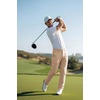 image:imageCOOFANDY Mens Golf Pants ClassicFit 303234 Work Dress Trousers  4Way Stretch Fabric Quick Dry Wrinkle Resistant Hidden Zip Pocket Straight Fit Design Business Casual GolfKhaki