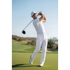 image:imageCOOFANDY Mens Golf Pants ClassicFit 303234 Work Dress Trousers  4Way Stretch Fabric Quick Dry Wrinkle Resistant Hidden Zip Pocket Straight Fit Design Business Casual GolfWhite