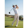 image:imageCOOFANDY Mens Golf Pants ClassicFit 303234 Work Dress Trousers  4Way Stretch Fabric Quick Dry Wrinkle Resistant Hidden Zip Pocket Straight Fit Design Business Casual GolfLight Khaki