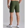 image:imageCOOFANDY Mens Golf Shorts 7 Lightweight Elastic Waistband Casual Shorts  Stretch Shorts for Men Zipper Pockets Quick Dry Durable and AntiPilling Summer Beach ShortsArmy Green